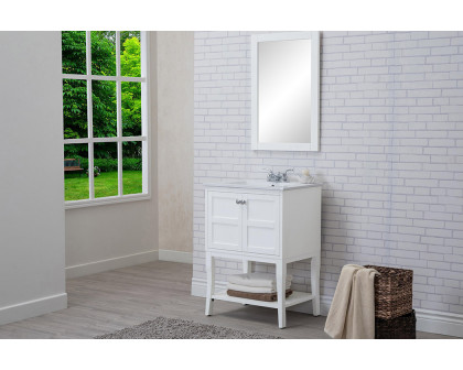 Elegant Bathroom Vanity - White (VF2100WH)