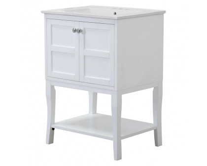 Elegant Bathroom Vanity - White (VF2100WH)