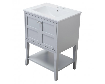 Elegant Bathroom Vanity - Gray (VF2101WH)