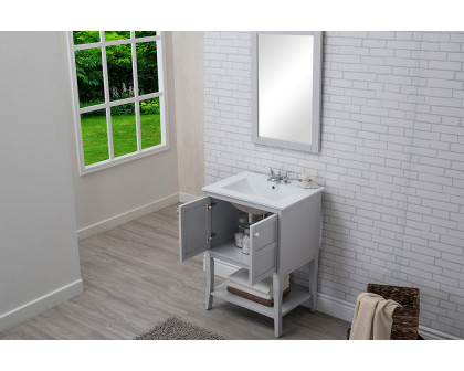 Elegant Bathroom Vanity - Gray (VF2101WH)