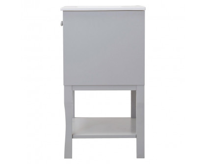 Elegant Bathroom Vanity - Gray (VF2101WH)