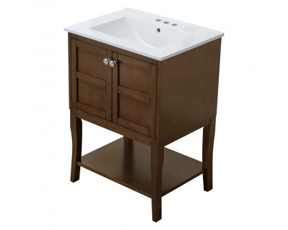 Elegant Bathroom Vanity - Antique Coffee (VF2102AC)