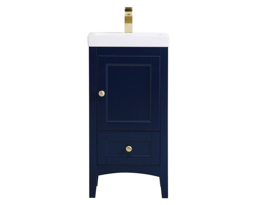 Elegant Bathroom Vanity - Blue (VF2218BL)