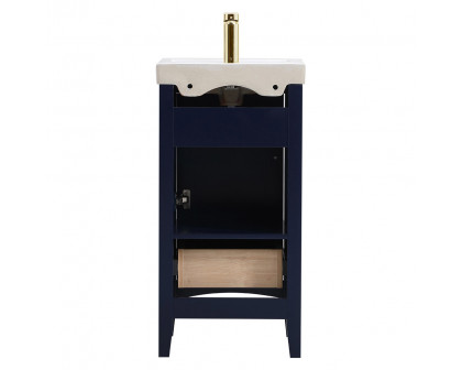 Elegant Bathroom Vanity - Blue (VF2218BL)