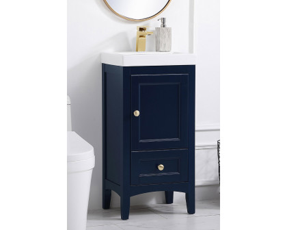 Elegant Bathroom Vanity - Blue (VF2218BL)