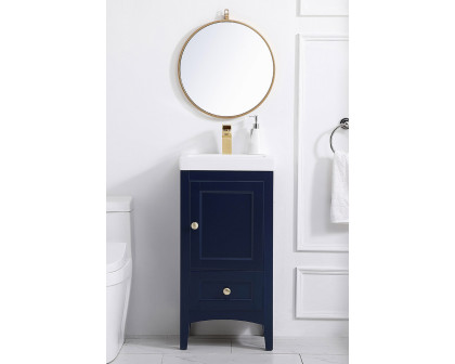 Elegant Bathroom Vanity - Blue (VF2218BL)