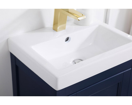 Elegant Bathroom Vanity - Blue (VF2218BL)