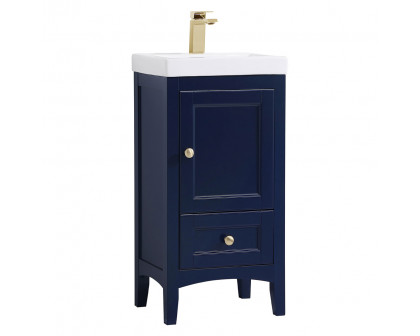 Elegant Bathroom Vanity - Blue (VF2218BL)