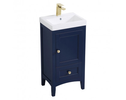 Elegant Bathroom Vanity - Blue (VF2218BL)