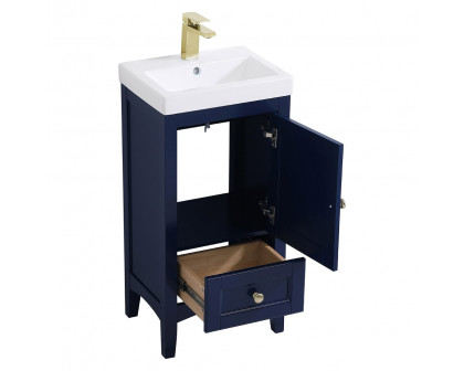 Elegant Bathroom Vanity - Blue (VF2218BL)