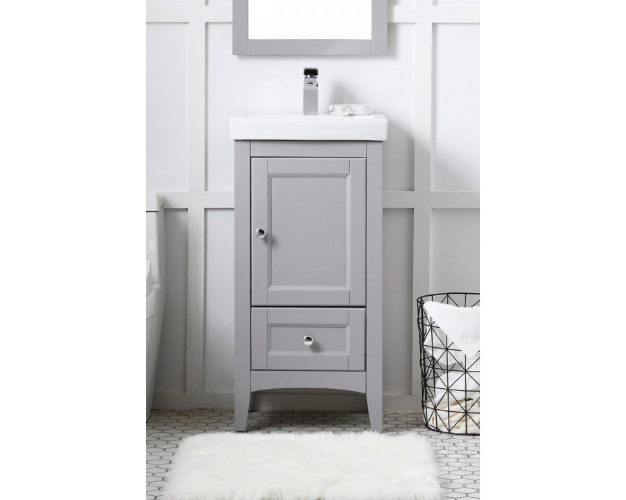 Elegant Bathroom Vanity - Gray (VF2218GR)