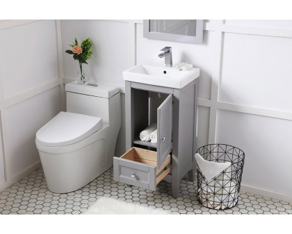 Elegant Bathroom Vanity - Gray (VF2218GR)