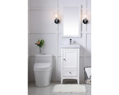 Elegant Bathroom Vanity - White (VF2218WH)