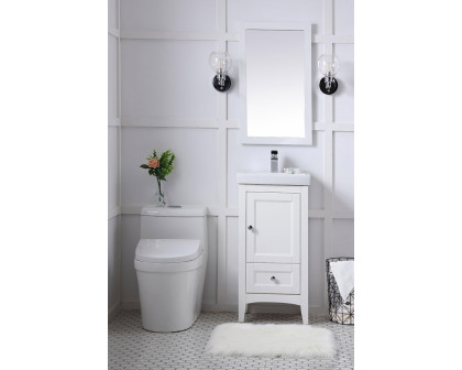 Elegant Bathroom Vanity - White (VF2218WH)