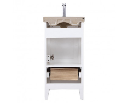 Elegant Bathroom Vanity - White (VF2218WH)