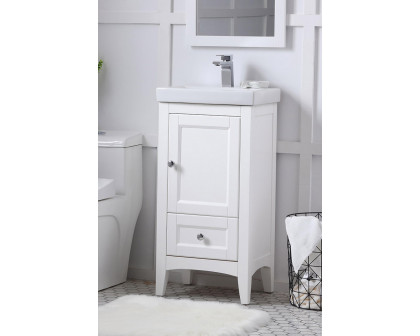 Elegant Bathroom Vanity - White (VF2218WH)