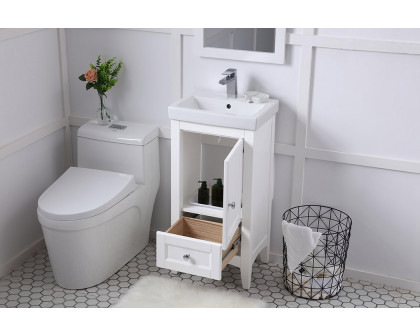 Elegant Bathroom Vanity - White (VF2218WH)