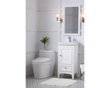 Elegant Bathroom Vanity - White (VF2218WH)