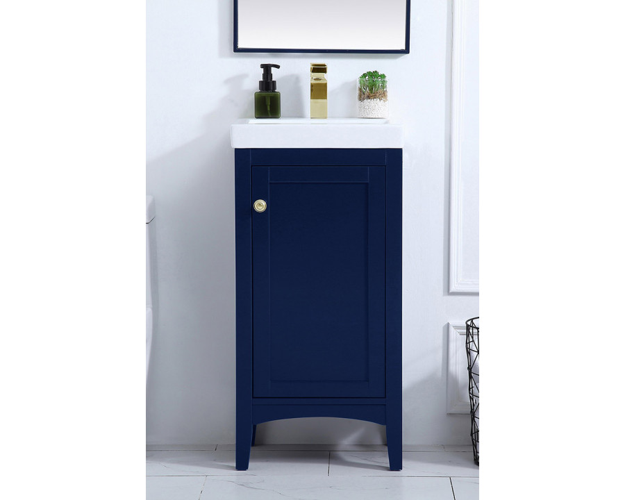 Elegant Bathroom Vanity - Blue (VF2318BL)