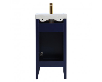 Elegant Bathroom Vanity - Blue (VF2318BL)