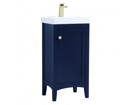 Elegant Bathroom Vanity - Blue (VF2318BL)