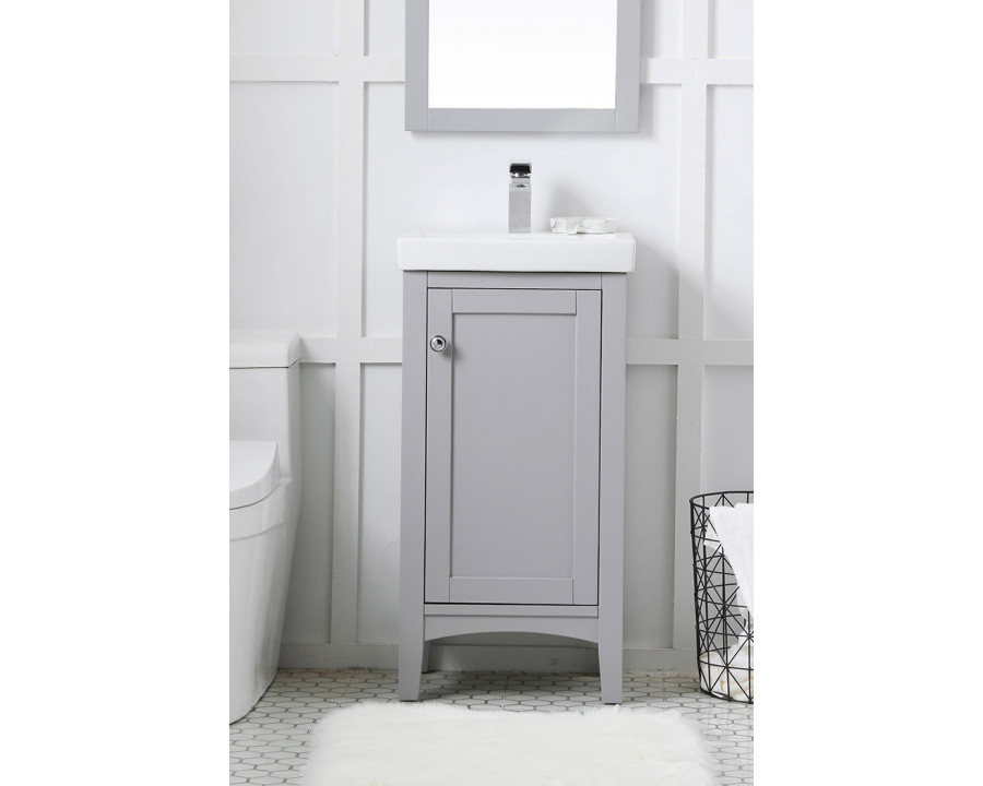 Elegant Bathroom Vanity - Gray (VF2318GR)