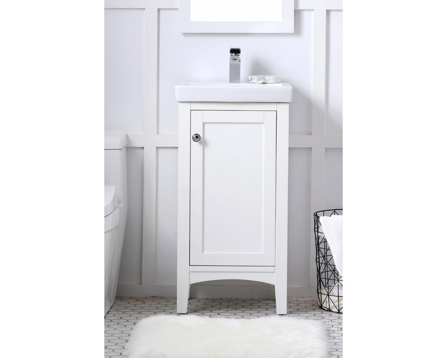 Elegant Bathroom Vanity - White (VF2318WH)