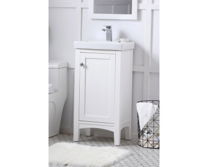 Elegant Bathroom Vanity - White (VF2318WH)