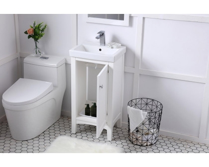 Elegant Bathroom Vanity - White (VF2318WH)