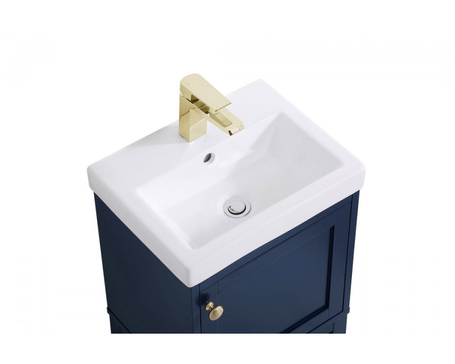 Elegant Bathroom Vanity - Blue (VF2518BL)