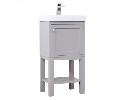 Elegant Bathroom Vanity - Gray (VF2518GR)