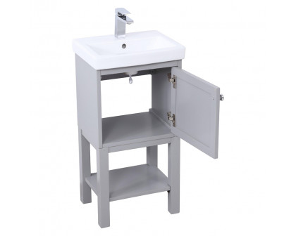 Elegant Bathroom Vanity - Gray (VF2518GR)