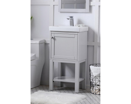 Elegant Bathroom Vanity - Gray (VF2518GR)