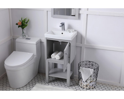 Elegant Bathroom Vanity - Gray (VF2518GR)