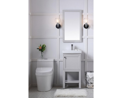 Elegant Bathroom Vanity - Gray (VF2518GR)