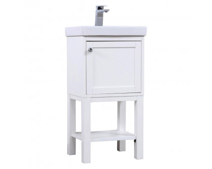 Elegant Bathroom Vanity - White (VF2518WH)