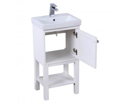 Elegant Bathroom Vanity - White (VF2518WH)