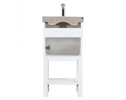 Elegant Bathroom Vanity - White (VF2518WH)