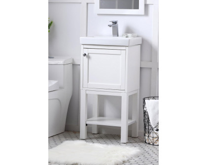 Elegant Bathroom Vanity - White (VF2518WH)