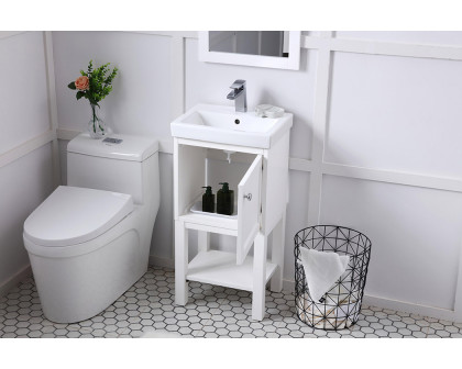 Elegant Bathroom Vanity - White (VF2518WH)