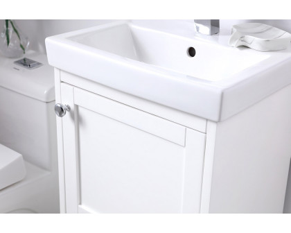 Elegant Bathroom Vanity - White (VF2518WH)