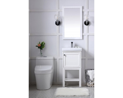 Elegant Bathroom Vanity - White (VF2518WH)