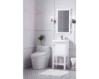 Elegant Bathroom Vanity - White (VF2518WH)