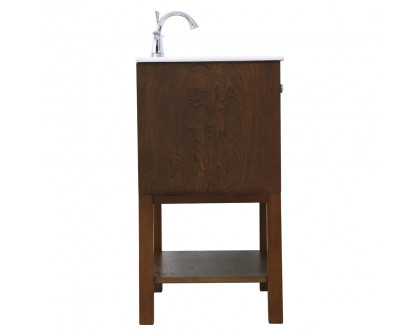 Elegant Bathroom Vanity - Antique Coffee, L 24" (VF2524AC)