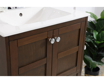 Elegant Bathroom Vanity - Antique Coffee, L 24" (VF2524AC)