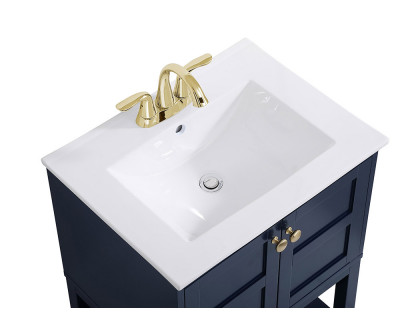 Elegant Bathroom Vanity - Blue, L 24" (VF2524BL)