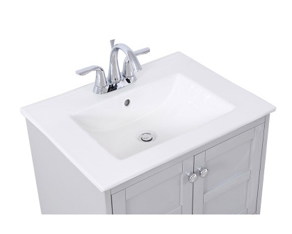 Elegant Bathroom Vanity - Gray, L 24" (VF2524GR)