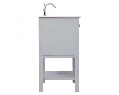 Elegant Bathroom Vanity - Gray, L 24" (VF2524GR)