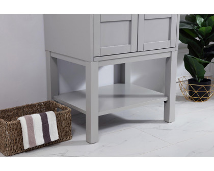 Elegant Bathroom Vanity - Gray, L 24" (VF2524GR)