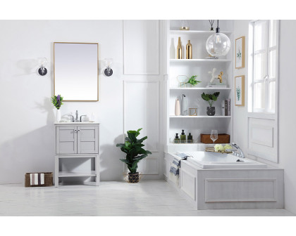 Elegant Bathroom Vanity - Gray, L 24" (VF2524GR)